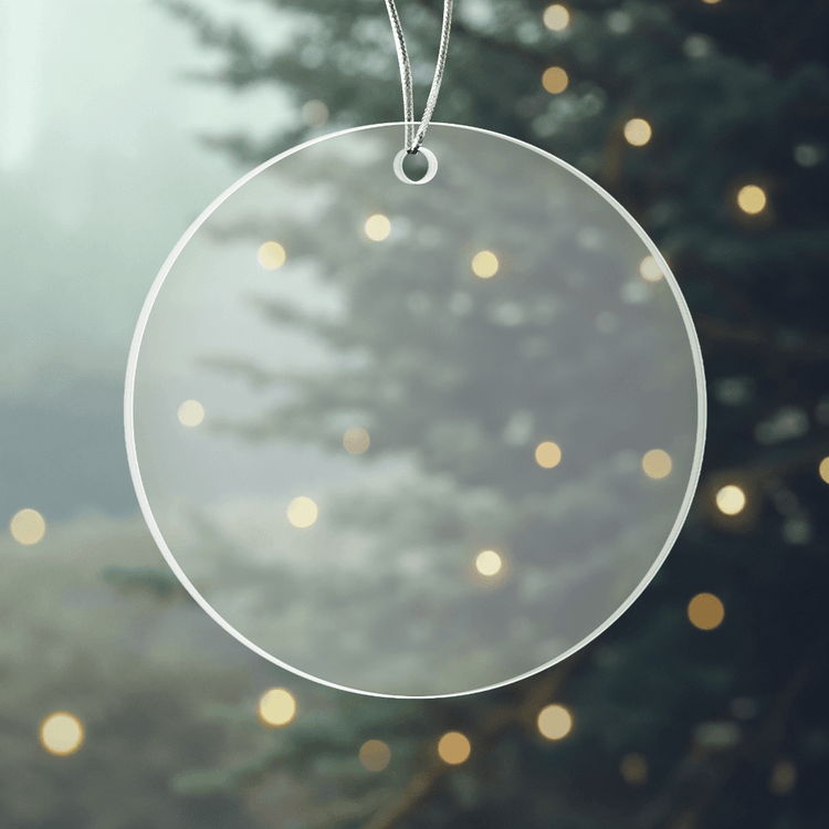 Acrylic Circle Ornament
